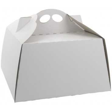 Cutii tort, albe, din carton gros, 270 x 270 mm, B:270x270mm /25 1/BX