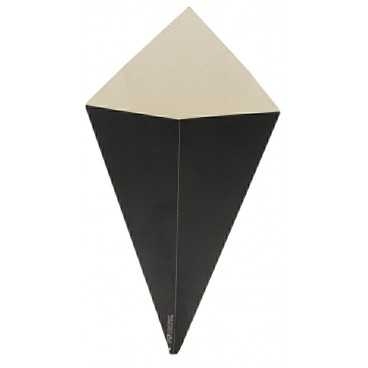 Corneturi din carton, negre, hexagon, M 250, L:270x160mm/250gr /200 6/BX