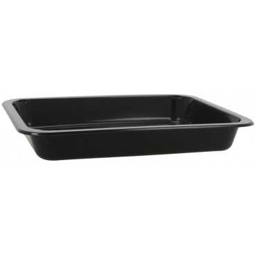 Caserole din PP termosudabile, pentru catering, negre, M227-30-1C, TS: 227X178X30/850CC /50 8/BX