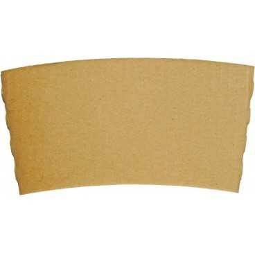 Mansoane din carton, pentru pahare Ø 90 mm, kraft natur, pentru pahare Ø 90 mm /100 10/BX