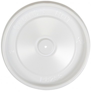 Capace din PS, albe, plate, cu orificiu pentru aerisire, Ø 98 mm, SNK 2665 / SNK 2959 / SNK 2960 / SNK 2961 /50 10/BX