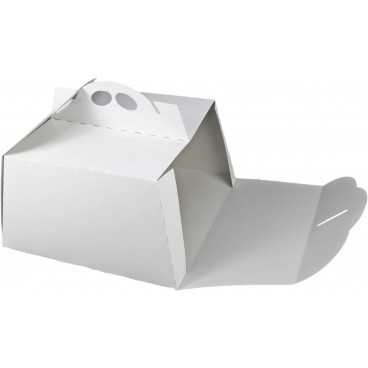 Cutii tort, albe, din carton gros, 250 x 250 mm, L:250x250mm /25 1/BX