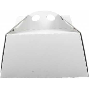 Cutii tort, albe, din carton gros, 270 x 270 mm, B:270x270mm /25 1/BX