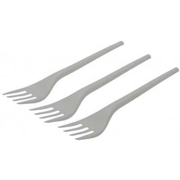 Tacamuri vrac din CPLA, albe, furculite, 168 mm, L:168mm /50 20/BX