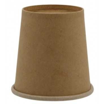 Pahare din carton cu perete simplu, kraft natur, Ø 62 mm, 4oz, Ø 62 X 60 mm / 120cc /50 20/BX