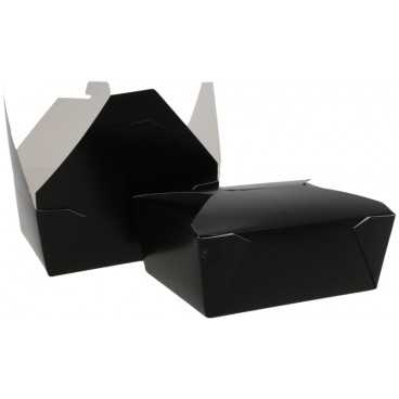 Meniuri din carton cu 4 clapete, negre, M0900, T: 175 x 140 x 63 mm - 900cc /50 4/BX