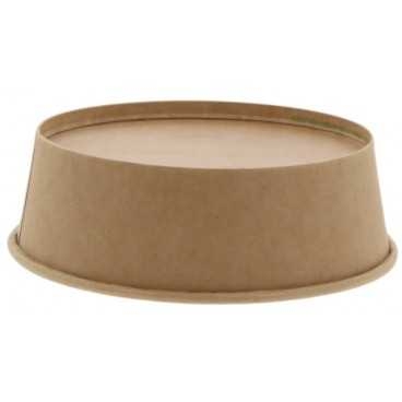 Boluri din carton, kraft natur, Ø 146 mm, 500cc, T:Ø146x45 mm / 500cc /50 6/BX