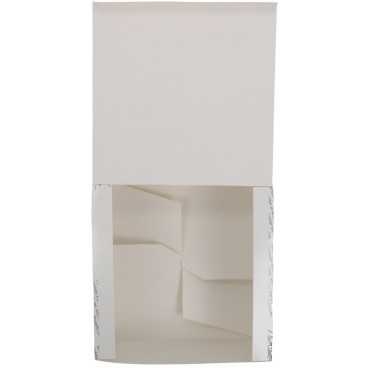 Meniuri din carton cu clapeta, ziar, 130 x 130 x 62 mm, B: 130 x 130 x 62 mm /300 1/BX