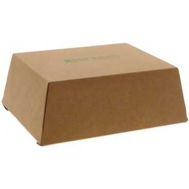Meniuri din carton cu 4 clapete, 900cc, kraft natur, 175 x 140 x 63 mm / 900cc /50 4/BX