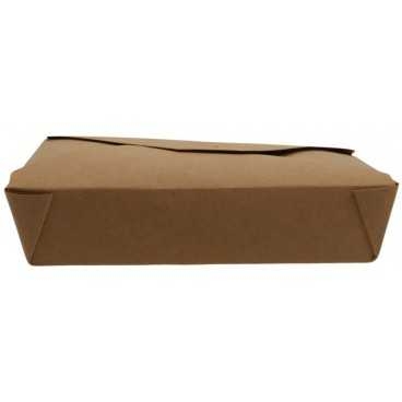 Meniuri din carton cu 4 clapete, 1000cc, kraft natur, T: 215 x 160 x 50 mm / 1000 cc /50 4/BX