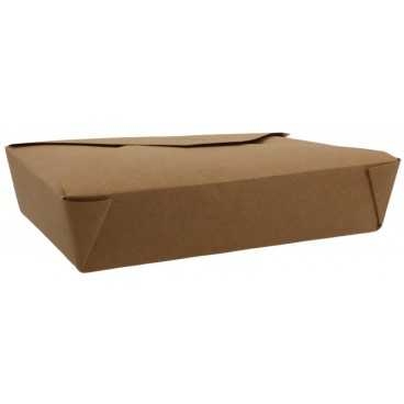 Meniuri din carton cu 4 clapete, 1000cc, kraft natur, T: 215 x 160 x 50 mm / 1000 cc /50 4/BX