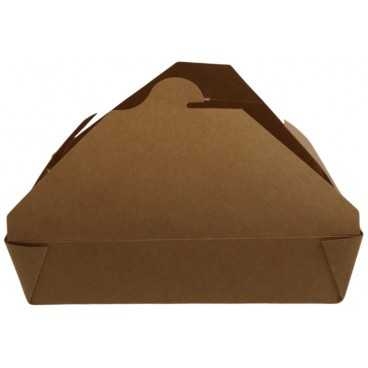 Meniuri din carton cu 4 clapete, 1000cc, kraft natur, T: 215 x 160 x 50 mm / 1000 cc /50 4/BX