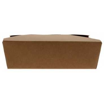 Meniuri din carton cu 4 clapete, 1300cc, kraft natur, 215 x 160 x 63 mm / 1300 cc /50 4/BX