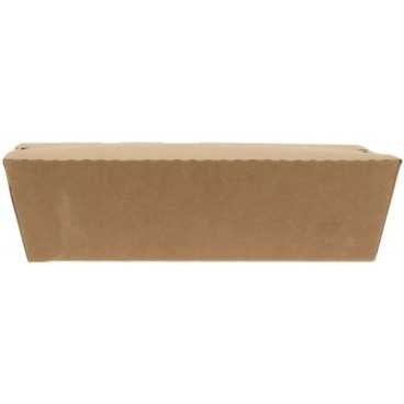 Meniuri din carton cu clapeta, rezistente la lichide, kraft natur, 600cc, T: 170 x 120 x 45 mm / 650cc /50 4/BX