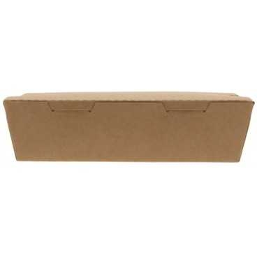 Meniuri din carton cu clapeta, rezistente la lichide, kraft natur, 1000cc, T: 200 x 140 x 50 mm / 1000 cc /50 4/BX