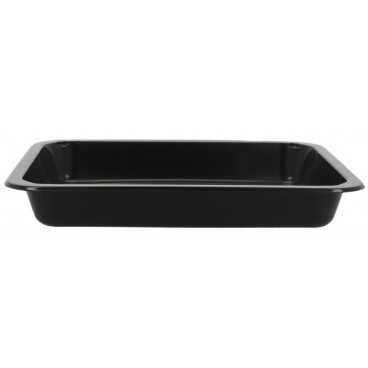 Caserole din PP termosudabile, pentru catering, negre, M227-30-1C, TS: 227X178X30/850CC /50 8/BX