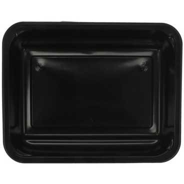 Caserole negre din PP termosudabile, 227 x 178 x 40 mm, 1C, T:227 x 178 x 40 mm / 1c /50 6/BX