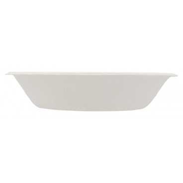 Boluri biodegradabile din trestie de zahar, albe, Ø 189 mm, T: Ø 189 x 41 mm / 680cc /50 10/BX