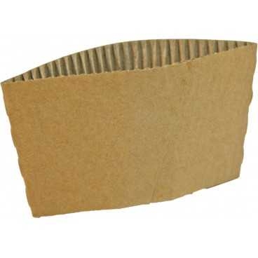 Mansoane din carton, pentru pahare Ø 80 mm, kraft natur, pentru pahare Ø 80 mm /100 10/BX
