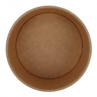 Boluri din carton, kraft natur, D115, 12oz, T: D115 x 62 mm - 350cc /25 20/BX