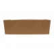 Caserole din carton cu fereastra, 180 x 130 x 55 mm, kraft natur + alb, B: 170 x 120 x 55 mm / 1000cc /25 8/BX