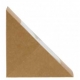 Caserole triunghiulare din carton pentru sandwich, SW60, kraft natur + alb, 175 x 123 x 90 mm / 60mm /500 1/BX