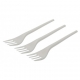 Tacamuri vrac din CPLA, albe, furculite, 168 mm, L:168mm /50 20/BX