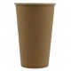 Pahare din carton cu perete simplu, kraft natur, Ø 90 mm, 16oz, T:Ø 90 X 132 mm / 450cc /50 20/BX