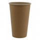 Pahare din carton cu perete simplu, kraft natur, Ø 90 mm, 16oz, T:Ø 90 X 132 mm / 450cc /50 20/BX