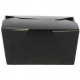 Meniuri din carton cu 4 clapete, 600cc, negre, T: 130 x 105 x 64 mm / 600cc /50 4/BX