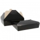 Meniuri din carton cu 4 clapete, 1000cc, negre, M:210x155x45mm/1000cc /50 4/BX