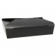 Meniuri din carton cu 4 clapete, 1000cc, negre, M:210x155x45mm/1000cc /50 4/BX