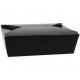 Meniuri din carton cu 4 clapete, 1300cc, negre, T: 215 x 160 x 63 mm / 1300 cc /50 4/BX