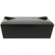 Meniuri din carton cu 4 clapete, 1300cc, negre, T: 215 x 160 x 63 mm / 1300 cc /50 4/BX