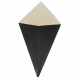 Corneturi din carton, negre, hexagon, M 250, L:270x160mm/250gr /200 6/BX