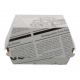 Caserole din carton pentru burger, 120 x 120 x 85 mm, ziar, M: 170 X 165 X 85 mm / Ø 120 mm /50 4/BX