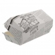 Caserole din carton pentru panini, 195 x 75 mm, kraft natur, M: 225 X 110 X 70 mm /50 4/BX