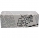 Meniuri din carton cu clapeta, ziar, 225 x 120 x 77 mm, B: 225 x 120 x 77 mm /200 1/BX