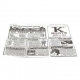 Coltare din hartie rezistenta la grasimi, 175 x 160 mm, ziar, 175x160mm/RG /500 10/BX