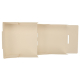 Cutii din carton, kraft natur albit, capac atasat, M0140, B: 140 x 140, H60 mm - CA /50 6/BX