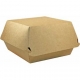 Caserole din carton pentru burger, 120 x 120 mm, kraft natur, M:170x165x85mm/Ø120mm /50 4/BX
