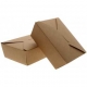 Meniuri din carton cu 4 clapete, 900cc, kraft natur, 175 x 140 x 63 mm / 900cc /50 4/BX