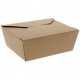 Meniuri din carton cu 4 clapete, 900cc, kraft natur, 175 x 140 x 63 mm / 900cc /50 4/BX
