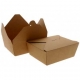 Meniuri din carton cu 4 clapete, 900cc, kraft natur, 175 x 140 x 63 mm / 900cc /50 4/BX