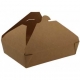 Meniuri din carton cu 4 clapete, 1000cc, kraft natur, T: 215 x 160 x 50 mm / 1000 cc /50 4/BX