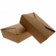 Meniuri din carton cu 4 clapete, 1300cc, kraft natur, 215 x 160 x 63 mm / 1300 cc /50 4/BX