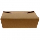 Meniuri din carton cu 4 clapete, 1300cc, kraft natur, 215 x 160 x 63 mm / 1300 cc /50 4/BX