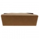 Meniuri din carton cu 4 clapete, 1300cc, kraft natur, 215 x 160 x 63 mm / 1300 cc /50 4/BX