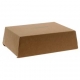Meniuri din carton cu 4 clapete, 1300cc, kraft natur, 215 x 160 x 63 mm / 1300 cc /50 4/BX