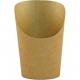 Pahare din carton pentru wrapuri, Ø 80 mm, 150cc, kraft natur, T: Ø 80 x 115 mm / 150cc /50 20/BX